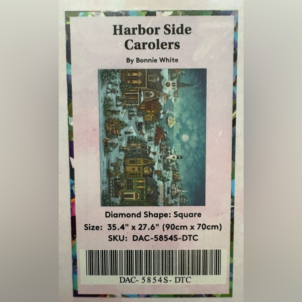 Diamond Art Club Diamond Painting Harbor Side Carolers Bonnie White